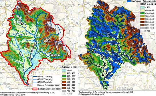 Standortsuche Hochwasserrückhaltebecken Lech, Regen, Naab, Isar